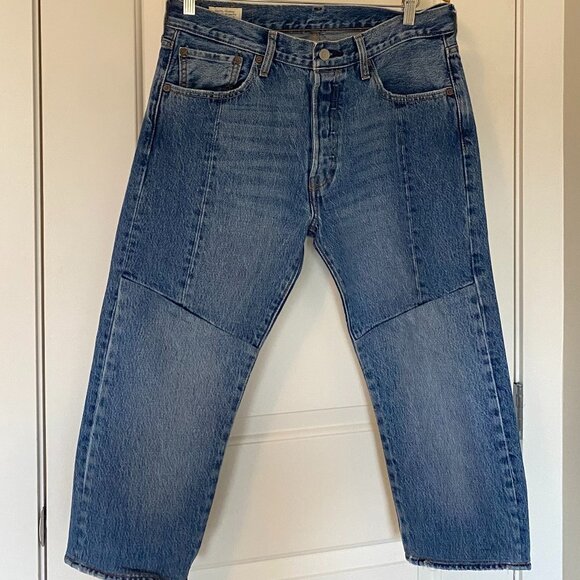 Levi’s 501 Reworked Vintage Denim – Size 32x30 (DIY One of a Kind) - Picture 1 of 2